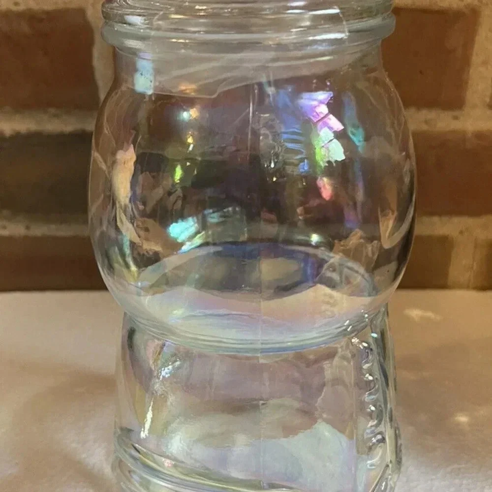 NEW Target Halloween Clear Iridescent Gumball Machine Jar Bullseye 2022 Storage